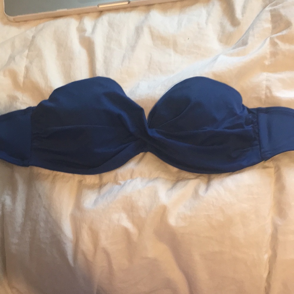 Royal blue bandeau Victoria’s Secret bikini top